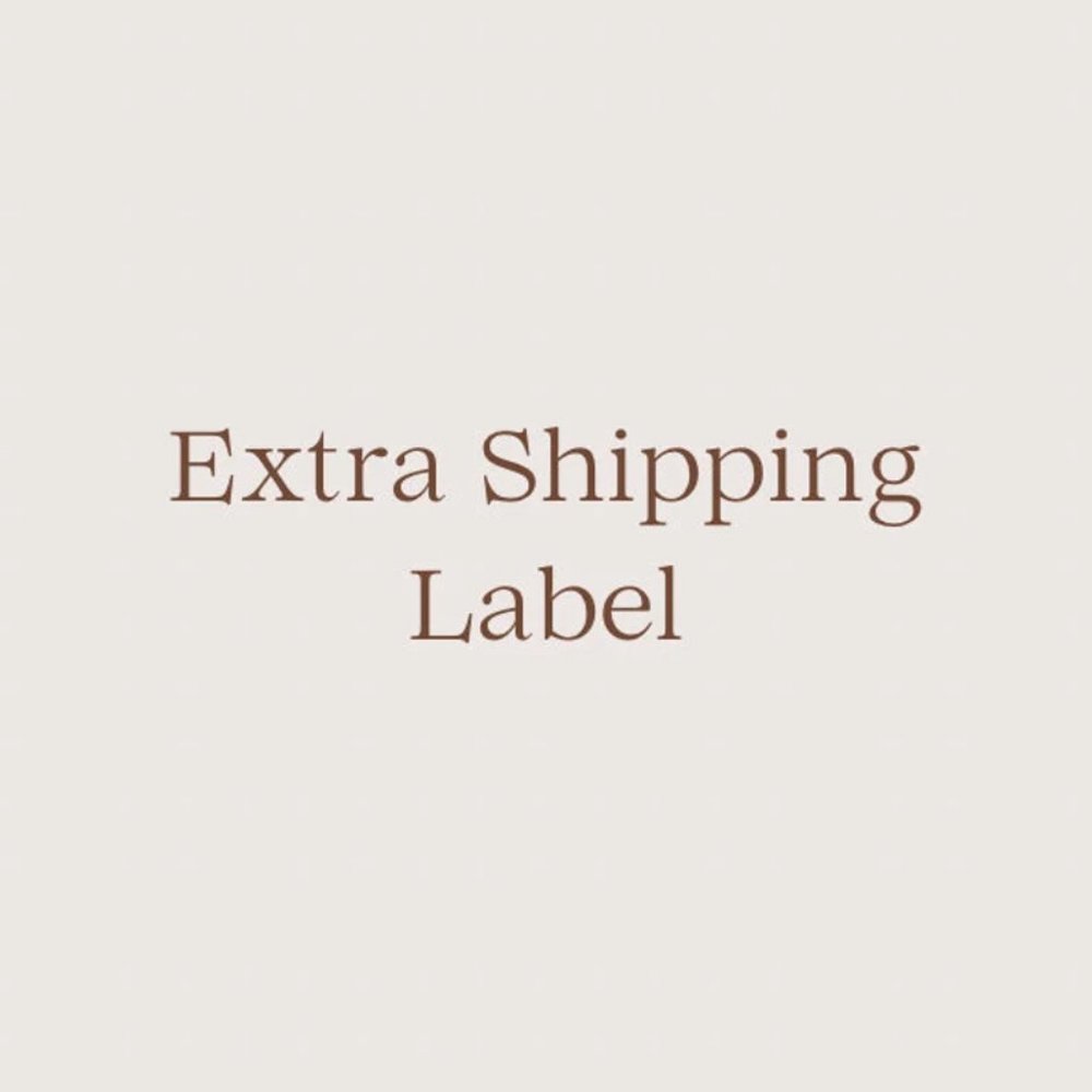 Extra Shipping Label for Heavier Bundles